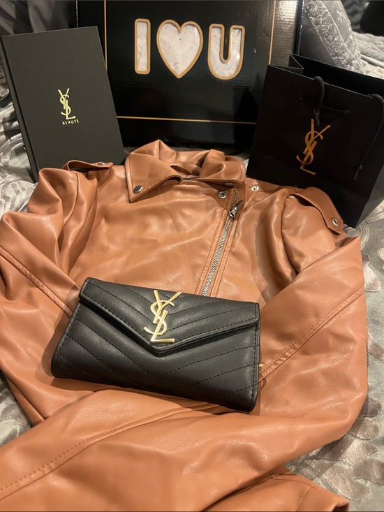 Forever 21 Jackets & Blazers - ~Forever 21:Cognac Faux-Leather Cropped Moto Jacket w/ Silver-Toned Hardware~